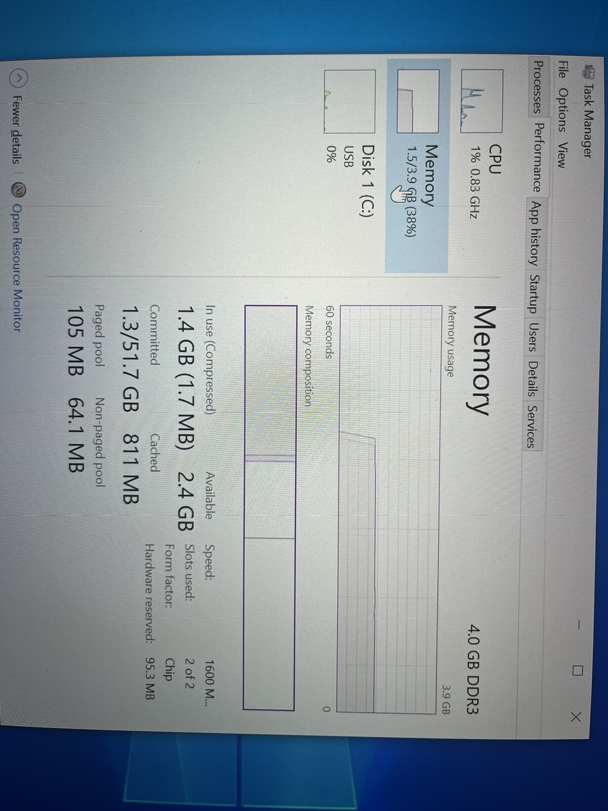 Dell XPS 13 9343 13.3″ Non-Touch i3-5010U@2.1GHz 4GB RAM 128GB SSD Win 10 Pro