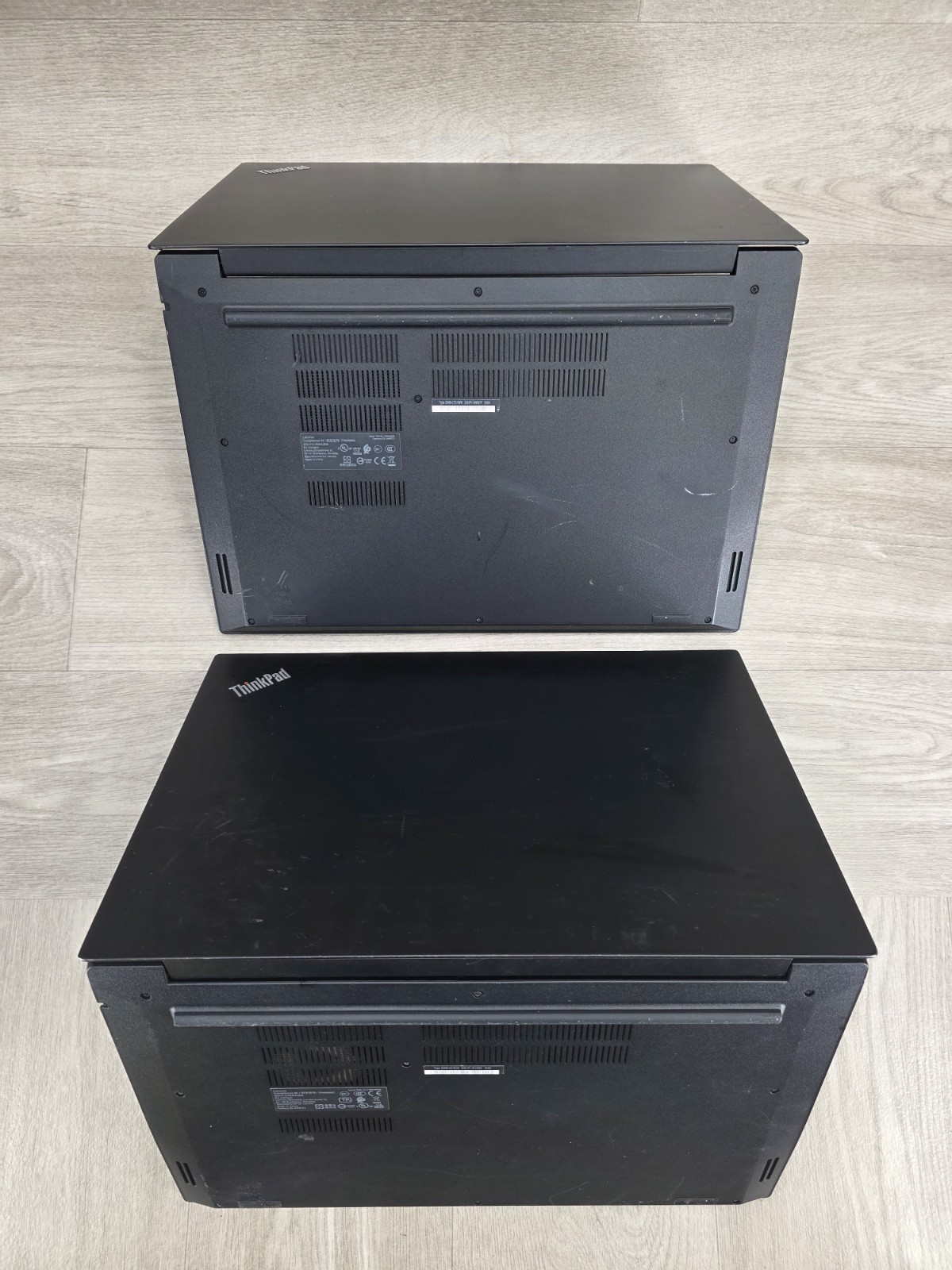 Lot of 2 Lenovo ThinkPad E590 i5 Laptops No Display Powers On No Charger AS-IS