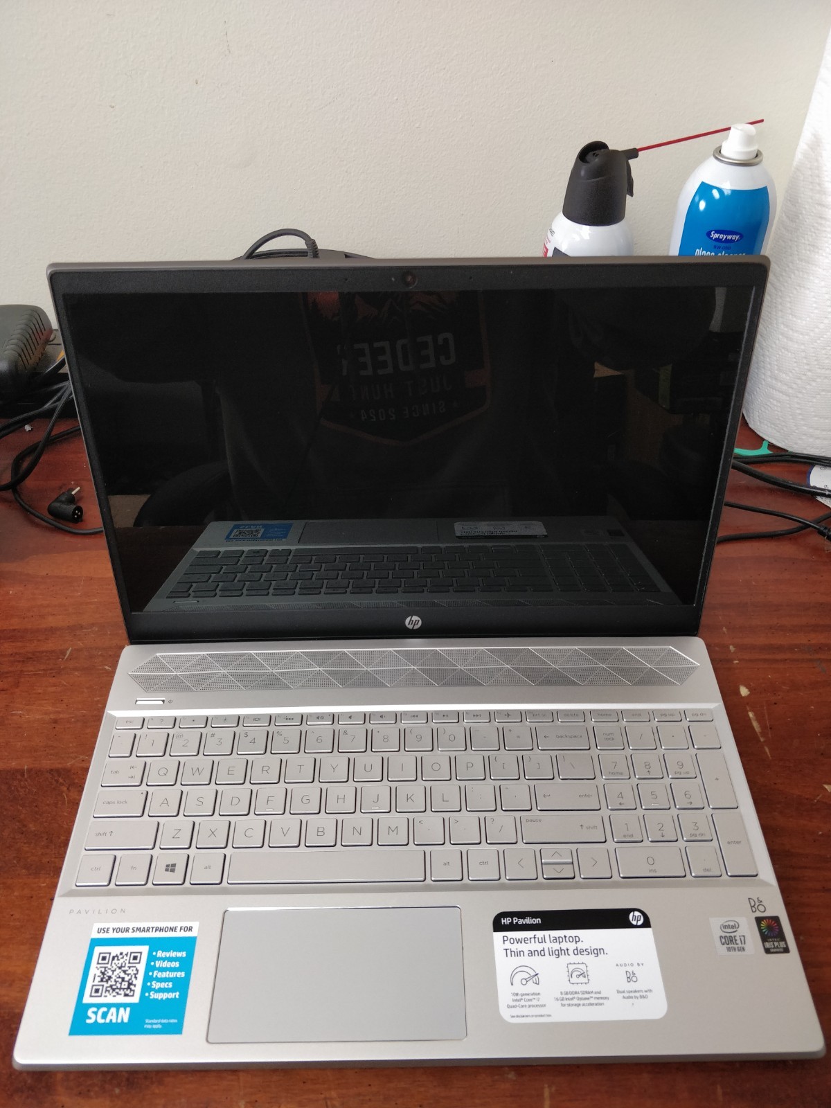 HP Pavilion 15-CS3067ST INTEL CORE I7-1065G7@1.30GHz 8GB RAM NO DRIVE PARTS 8810
