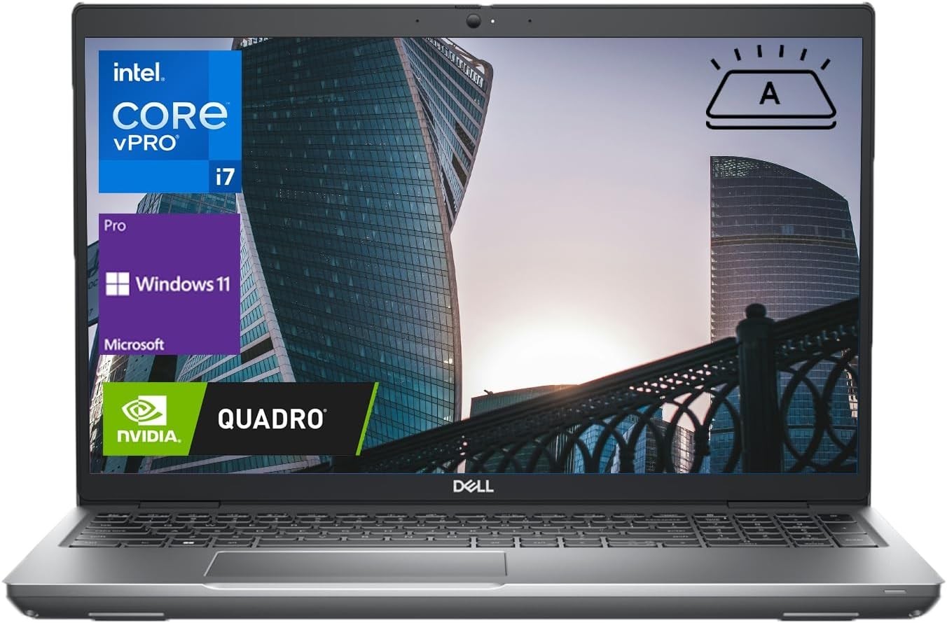 Dell Precision 7560 Workstation 15.6″ i7-11850H 64GB RAM 1TB SSD A2000