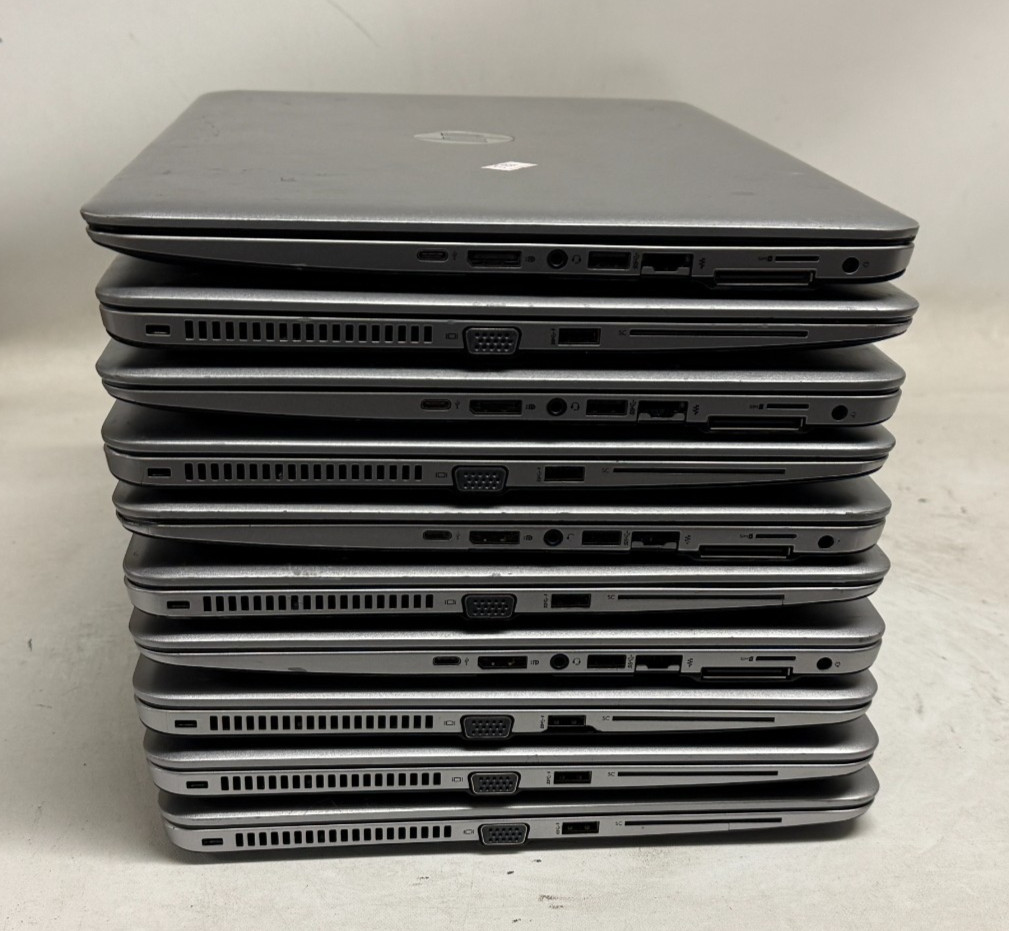 HP EliteBook 850 G3 15.6″ (i5 6th Gen – 8GB RAM – NO OS/HDD) – Lot of 10