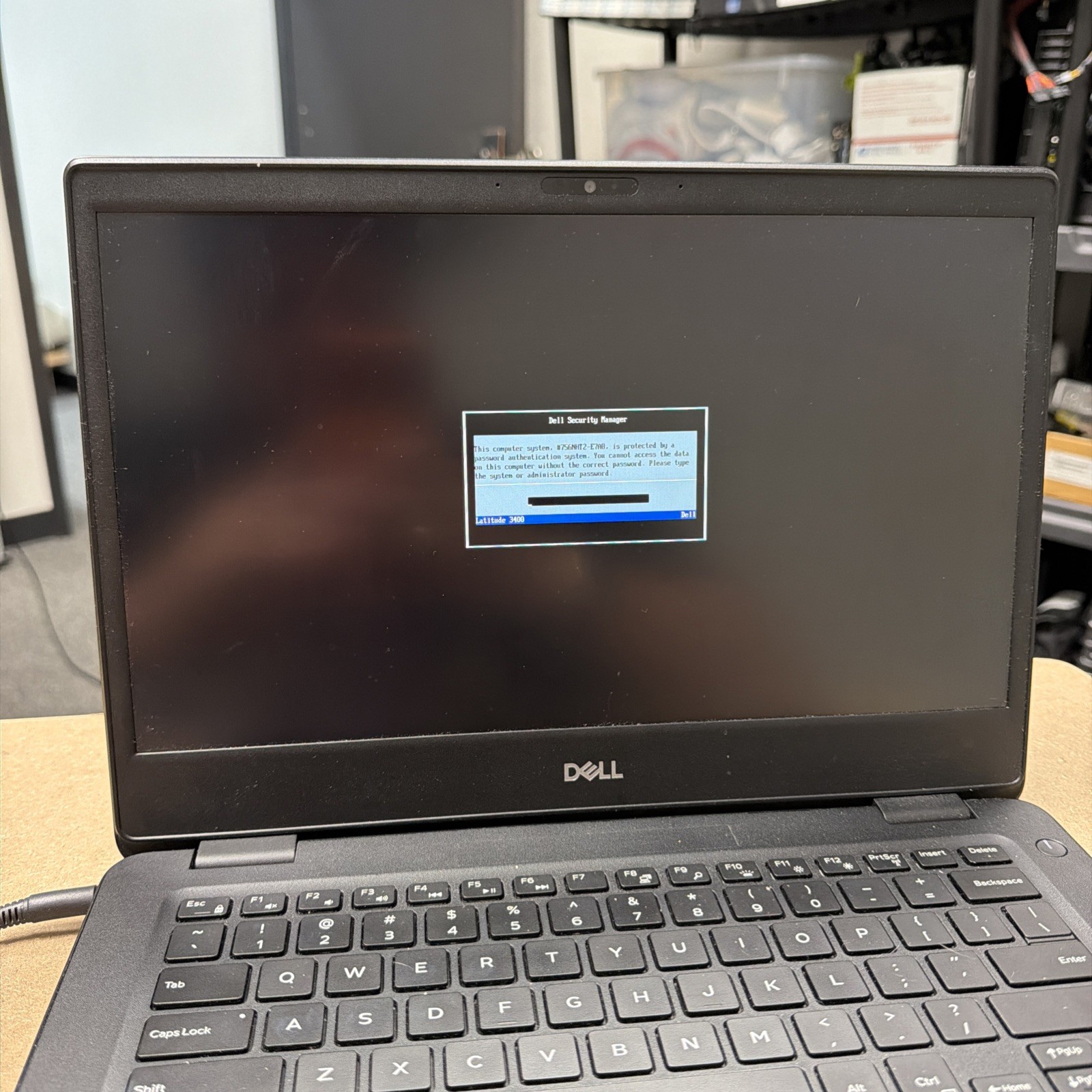 *PARTS DELL LATITUDE 3400 14” Intel Core i5-8265U 1.60GHz 8GB RAM No HDD