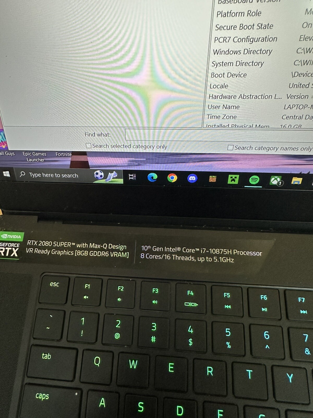 Razer Blade 15.6″ FHD (1TB SSD , Intel Core i7 10th Gen., 5.10GHz, 16GB) Gaming