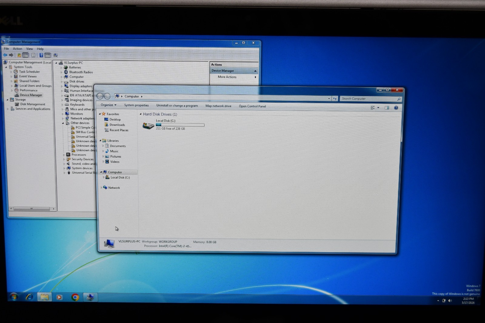 ^ Dell UltraBook XPS 12 9Q33 i7-4500U @ 1.80GHz 8GB RAM 256GB SSD Win 7 #X7325