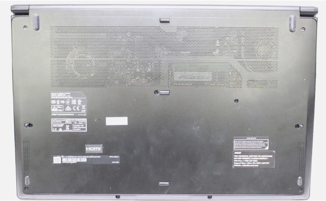 MSI Modern 15 (MS-1551) Intel Core i5-10210u 2.1GHz, 512GB SSD, 8GB RAM Laptop