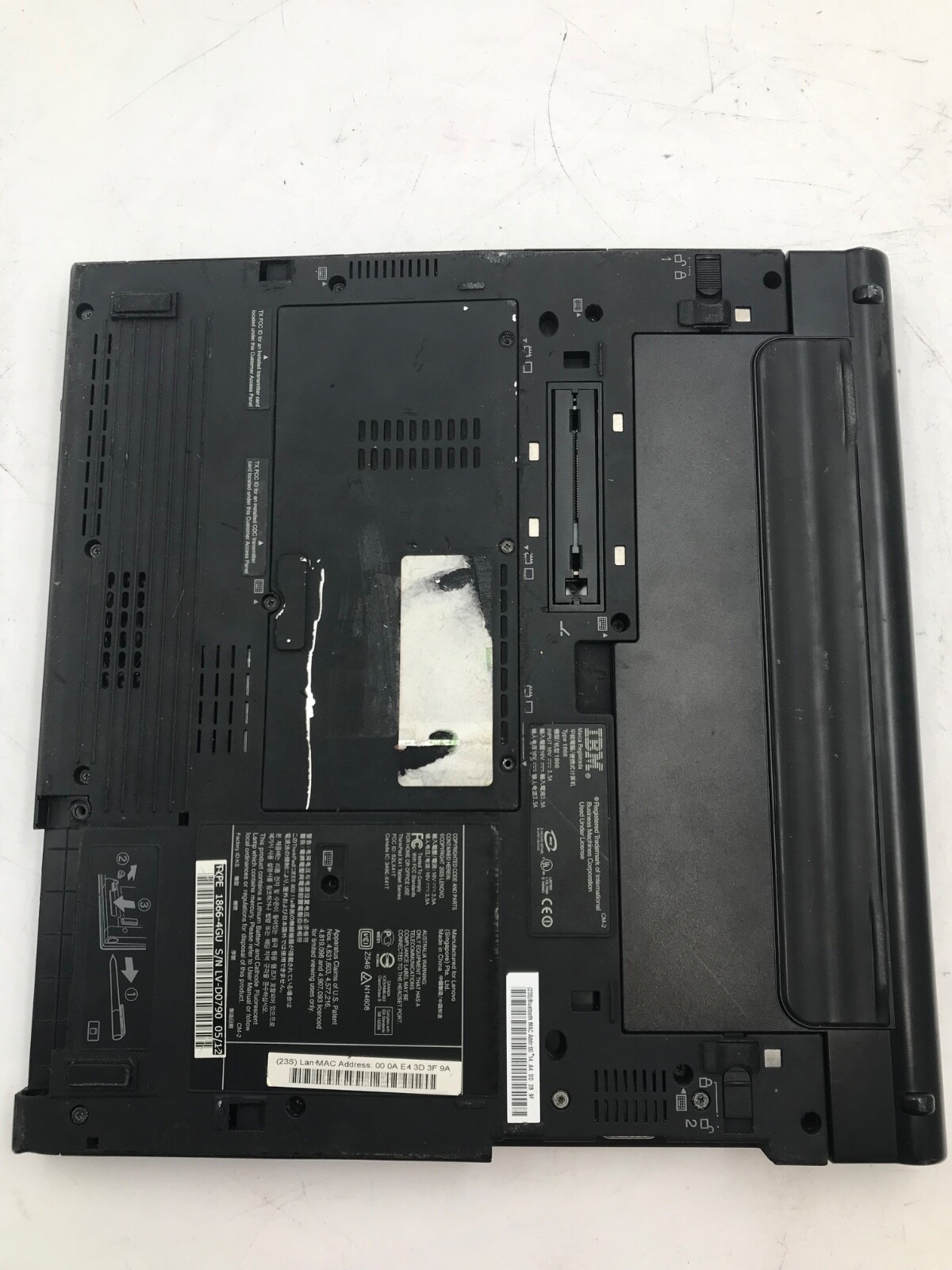 VINTAGE IBM X41 12″ Tablet Intel Pentium M 1.5 Gb RAM No HDD No BATT-MZ