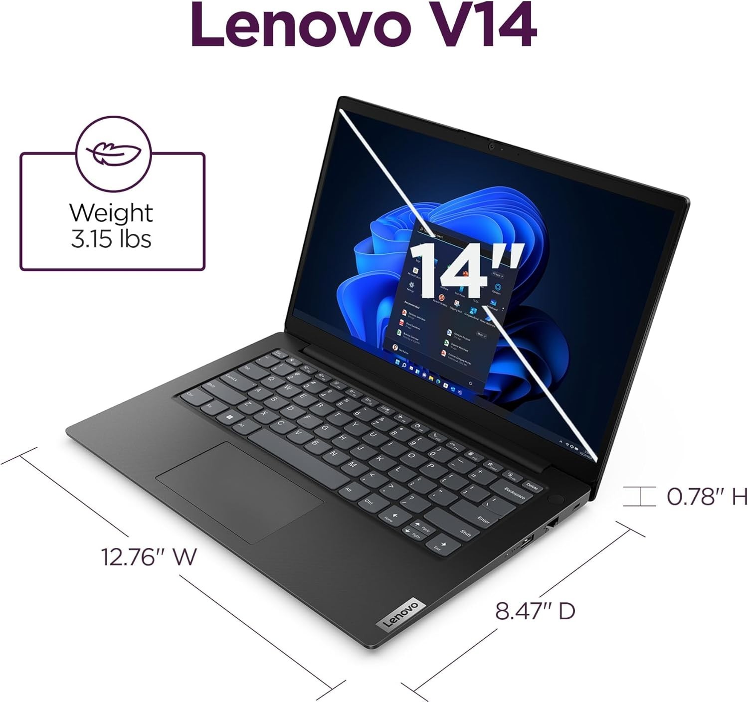 Lenovo 14 G4 FHD Business Laptop i7-13620H 16GB 512GB Win 11 Pro