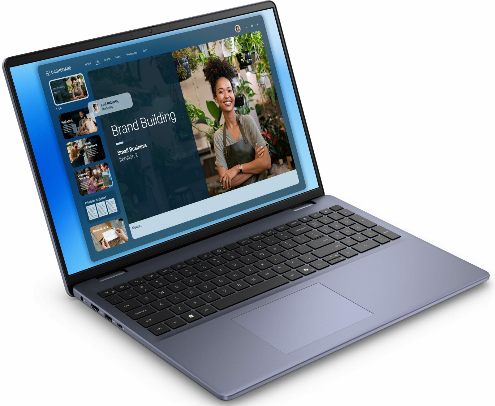 DELL 16 DC16251 16″ FHD+ TOUCH DECA CORE 7-150U, 16GB, 1TB SSD, ICE BLUE, WRTY
