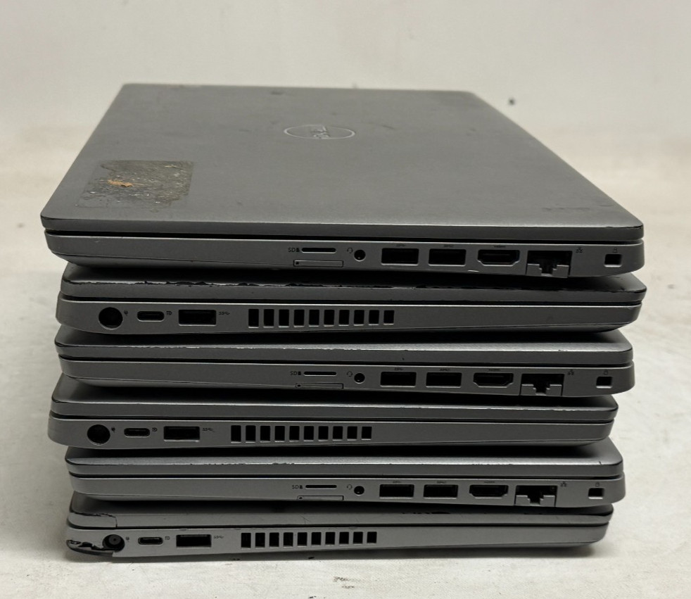 Dell Latitude 5410 14″ (i5 10th Gen – 8GB/16GB RAM – NO OS/HDD) – Lot of 6