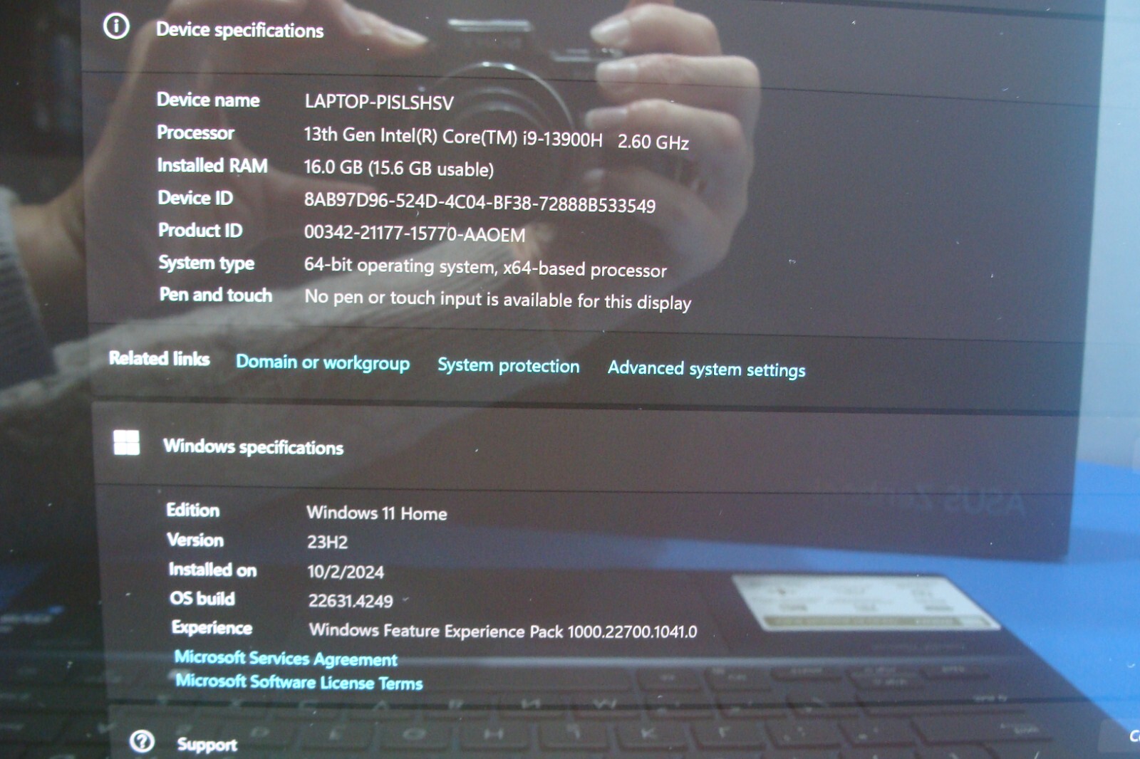 ASUS Zenbook UX3402VA 14″ 2.8K OLED 90hz i9-13900H 16GB 1TB SSD Warranty 07/2025