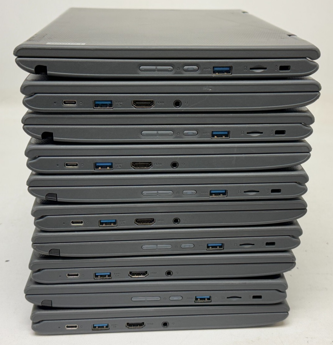 Lenovo 300e 2in1 11.6″ (N5030 1.10GHz- 4GB RAM – NO OS/HDD) – Lot of 10 *