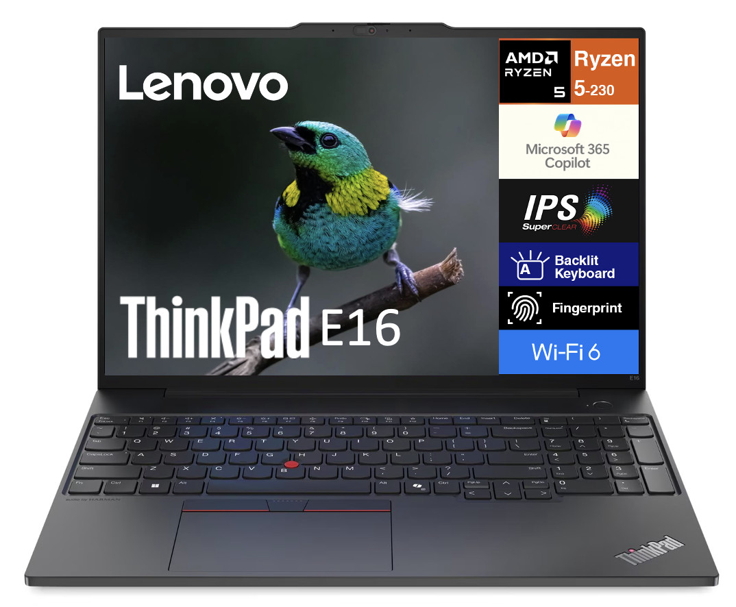 Lenovo ThinkPad 16.0″ 1920 x 1200 AMD Ryzen 5 230 8GB RAM 512GB SSD No OS