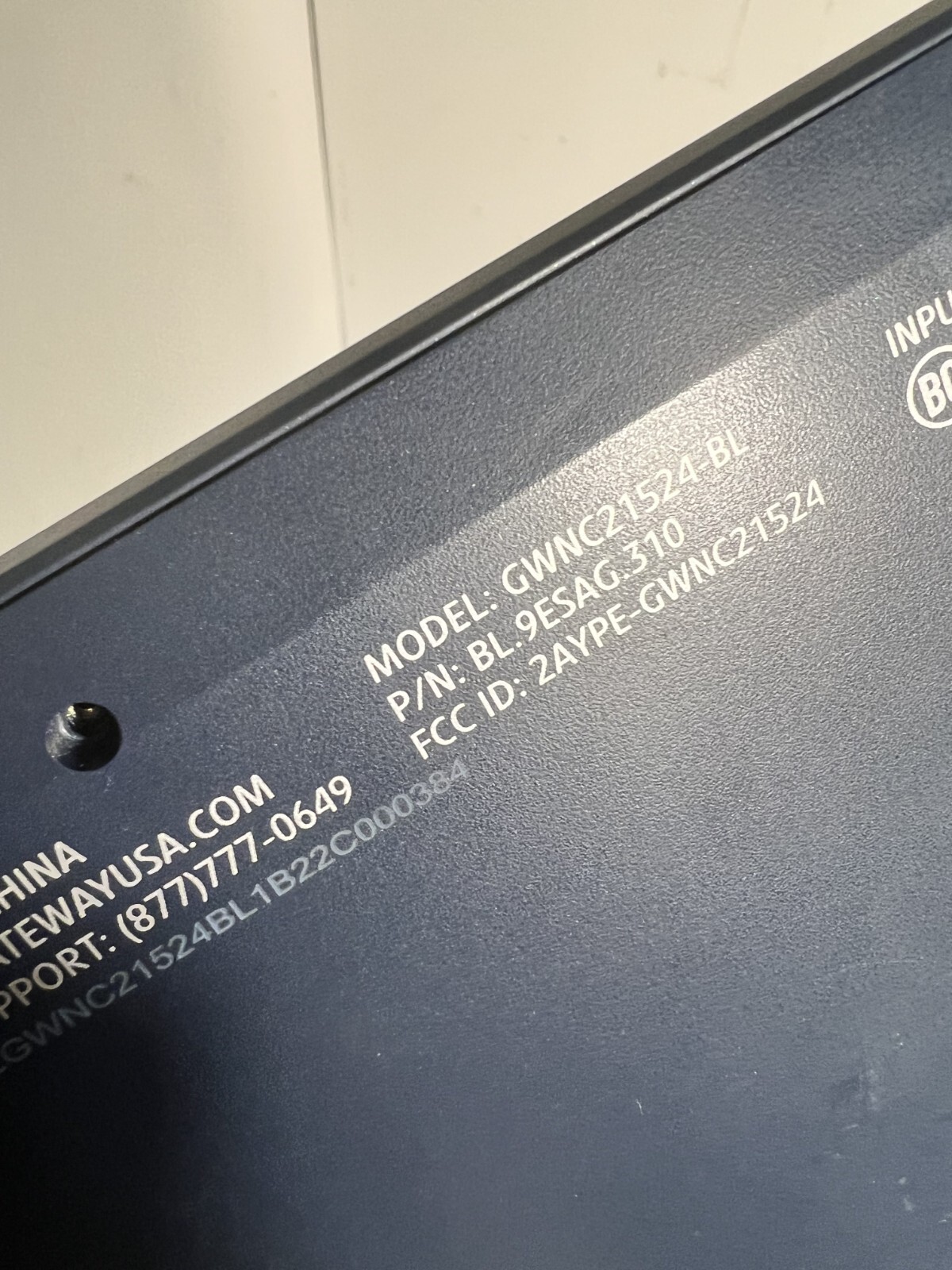 Gateway Blue GWNC21524-BL 15.6″ HD Celeron Intel UHD Graphics 4GB Ram As-Is READ