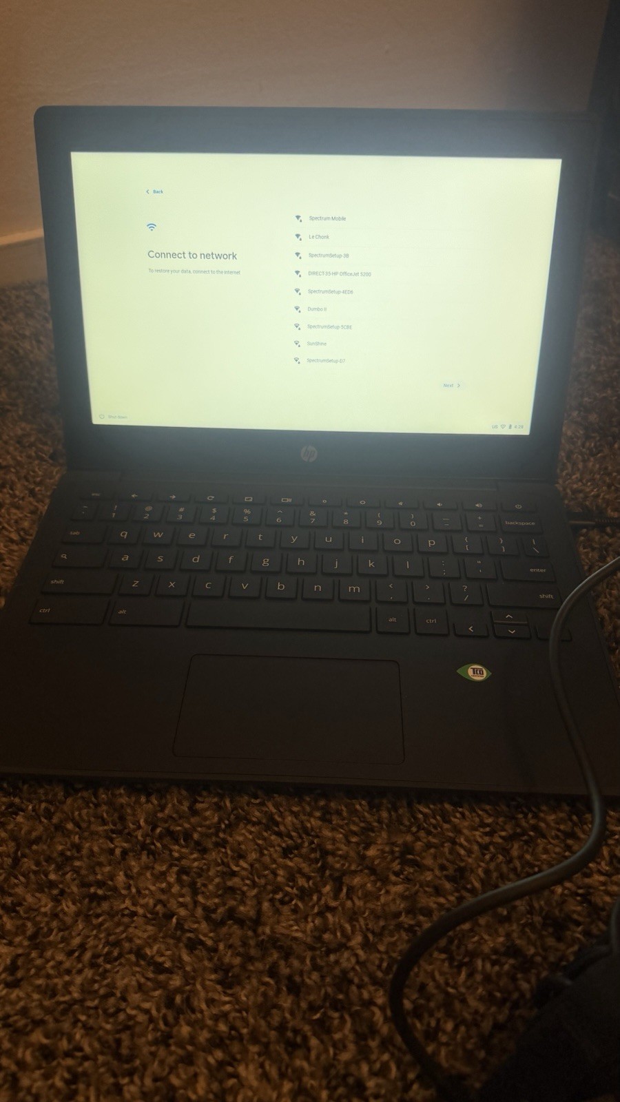 Brand New Unused HP Chromebook 11.6 Mediatek 4GB RAM 32GB