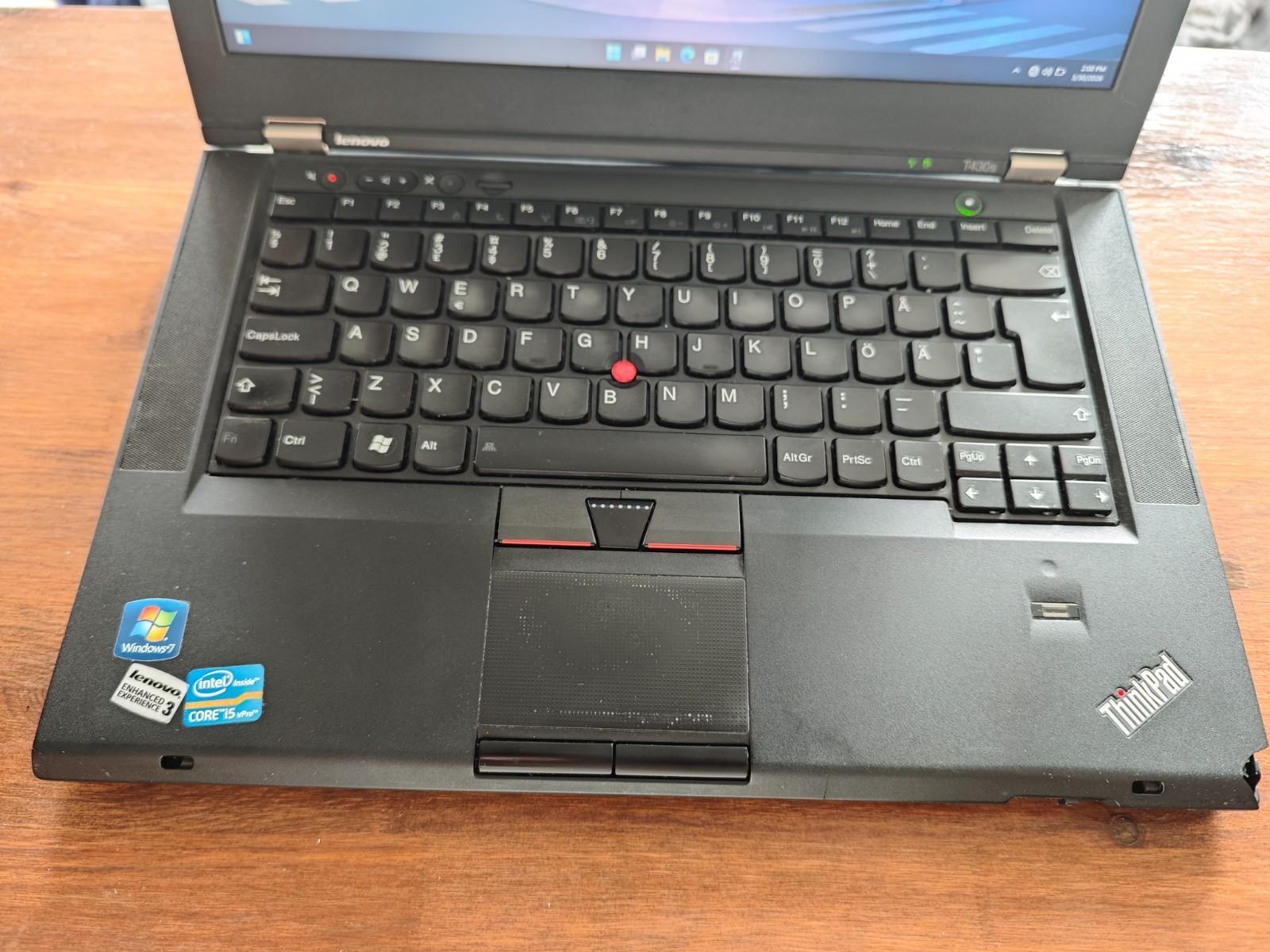 Lenovo Thinkpad T430s Laptop – 120gb SSD, 8gb RAM, Windows 11 Pro