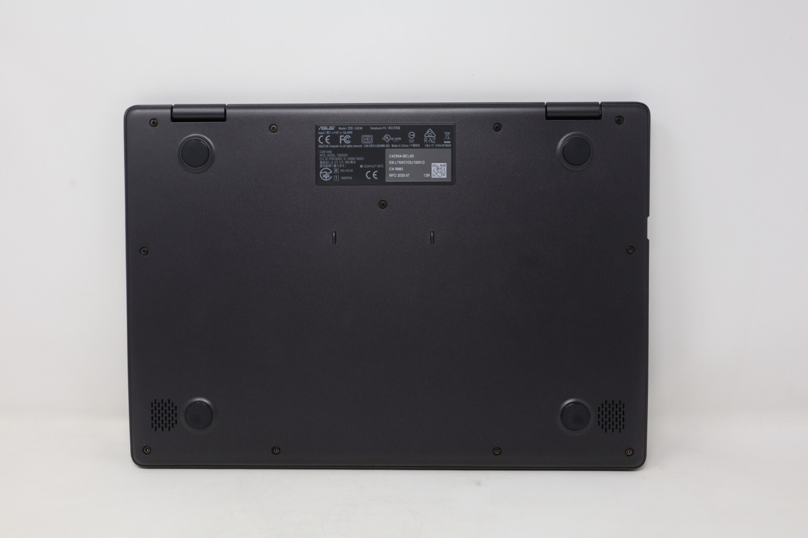 Asus Intel Celeron N3350 14-Inch Chromebook, Slate Gray – DEFECTIVE