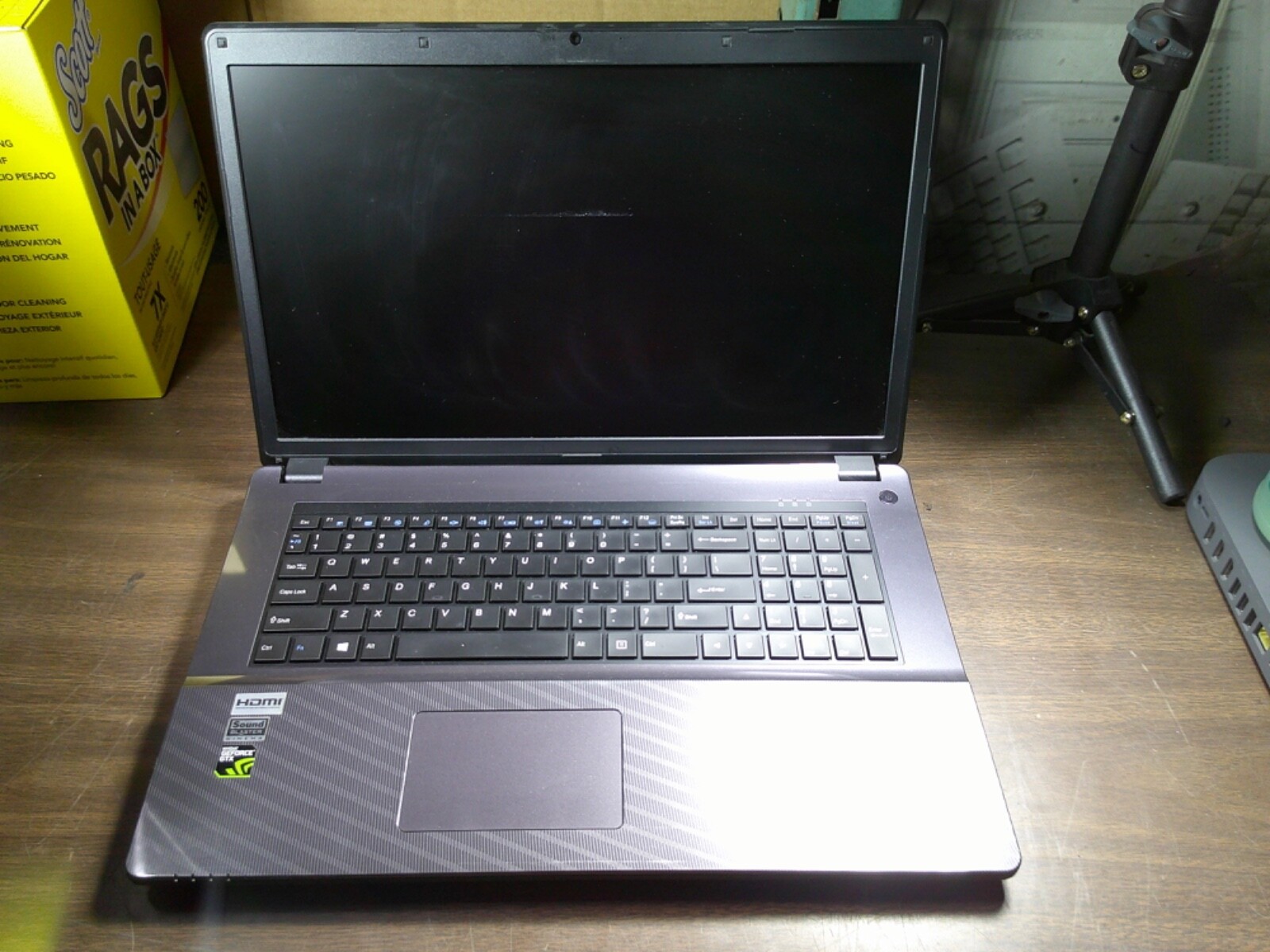 NOTEBOOK COMPUTER W670SJ INTEL CORE i7-4810MQ 16GB RAM **NO HD/ NO CADDIE/ NO OS