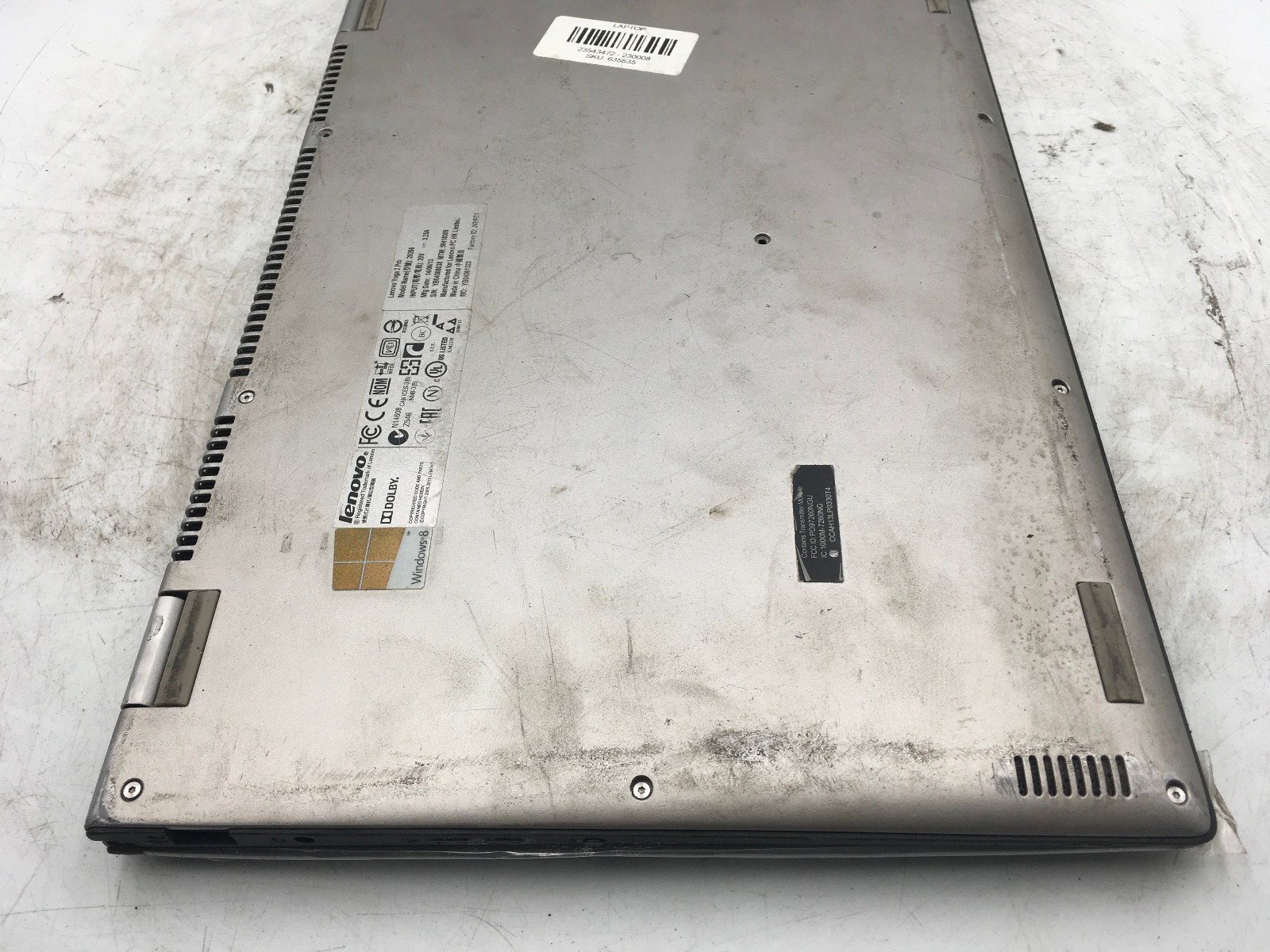 LENOVO YOGA 2 PRO 20266 – BOOTS TO BIOS – INTEL I7 4510U – 8GB RAM -READ DESC-BB