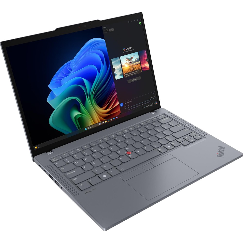Lenovo 14″ ThinkPad T14 Gen 6 Copilot+ PC Notebook in Gray – 21QJ00CRUS