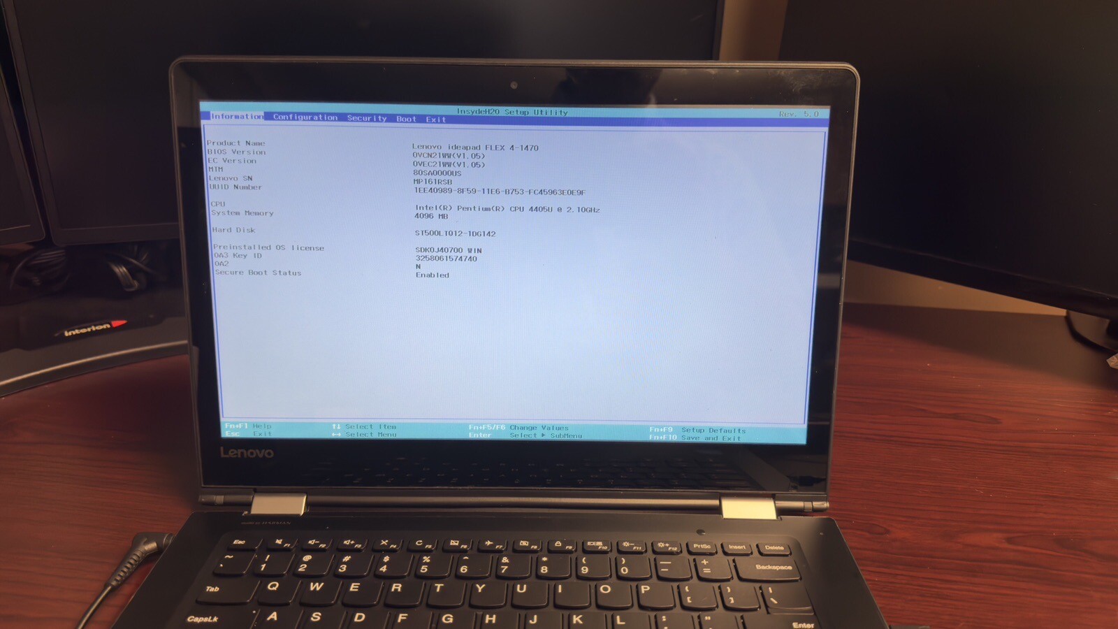 Lenovo IdeaPad Flex 4-1470 14″, Intel Pentium 4405U, 4GB RAM, 500GB HDD – NO OS
