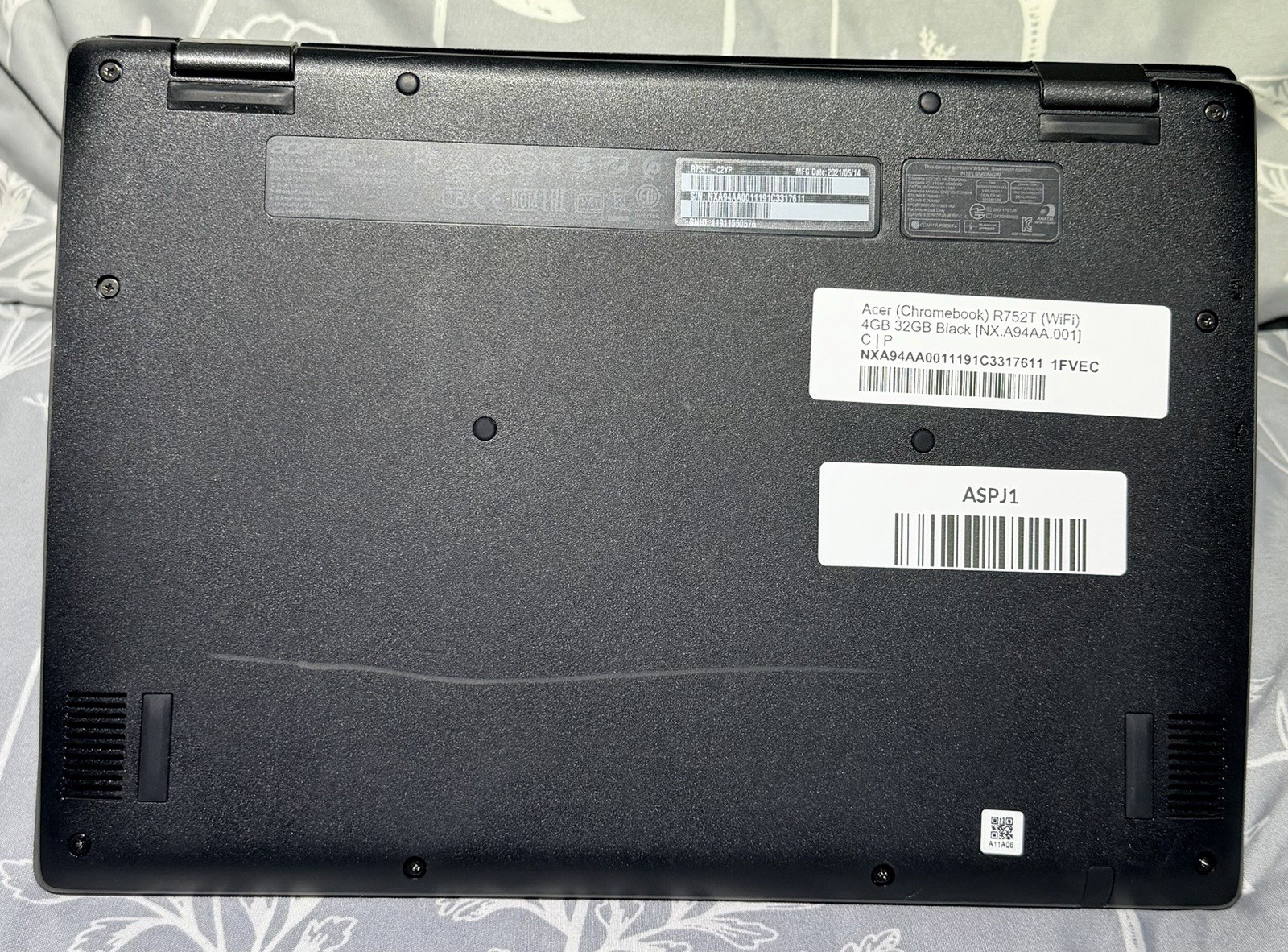 Acer R752T Chromebook 11.6″ Touchscreen Intel Celeron 4GB RAM 32GB SSD WiFi