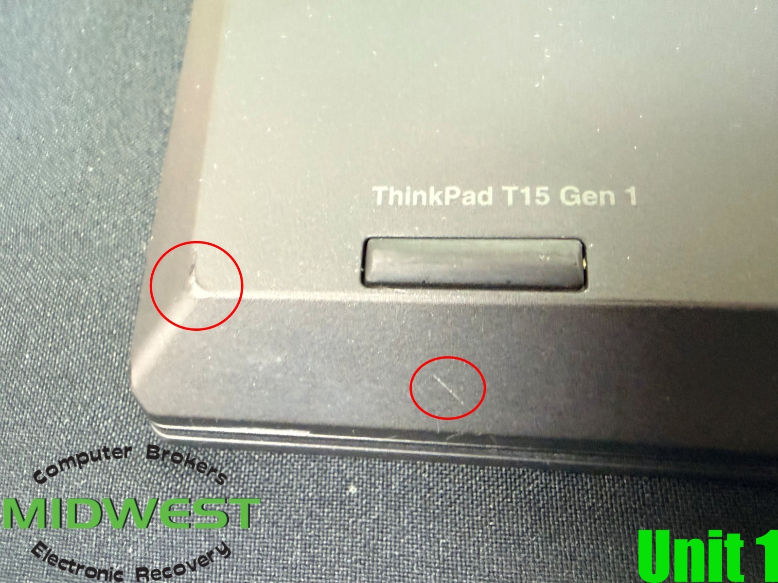 (Lot of 2) Lenovo ThinkPad T15 Gen 1 i5-10210U 1.6GHz 8GB RAM No OS/HDD/SSD