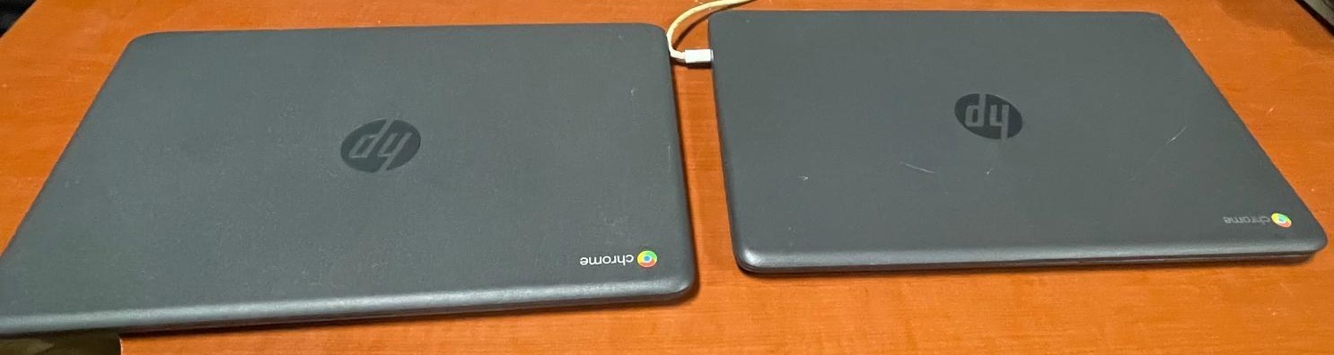 Lot 2 HP Chromebook 14 G5 Touchscreen Working 4GB RAM 2GB Storage No AC
