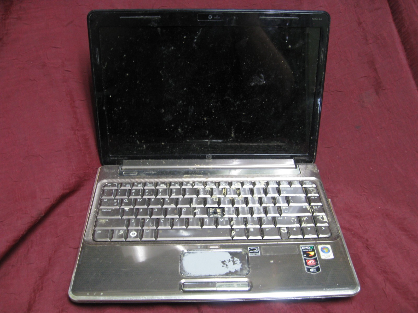 HP Pavillion DV4-1225DX 14″ (No HDD No Ram) Selling For Parts ,screen etc AS-IS