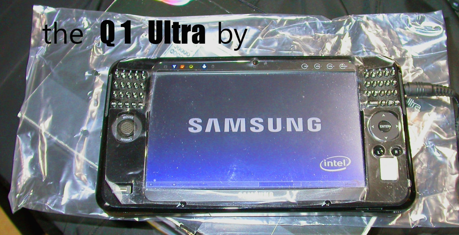 Samsung Q1 ULTRA Handheld PC Pentium M 1GB RAM 60GB HDD Retro RARE WinXP 4BOOTS
