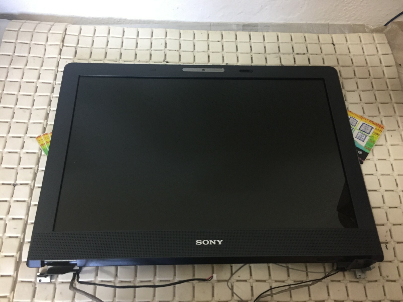SONY VAIO PCG-8122M VGN-AR88E LCD + FRAME COVER WECAM FLAT HINGES