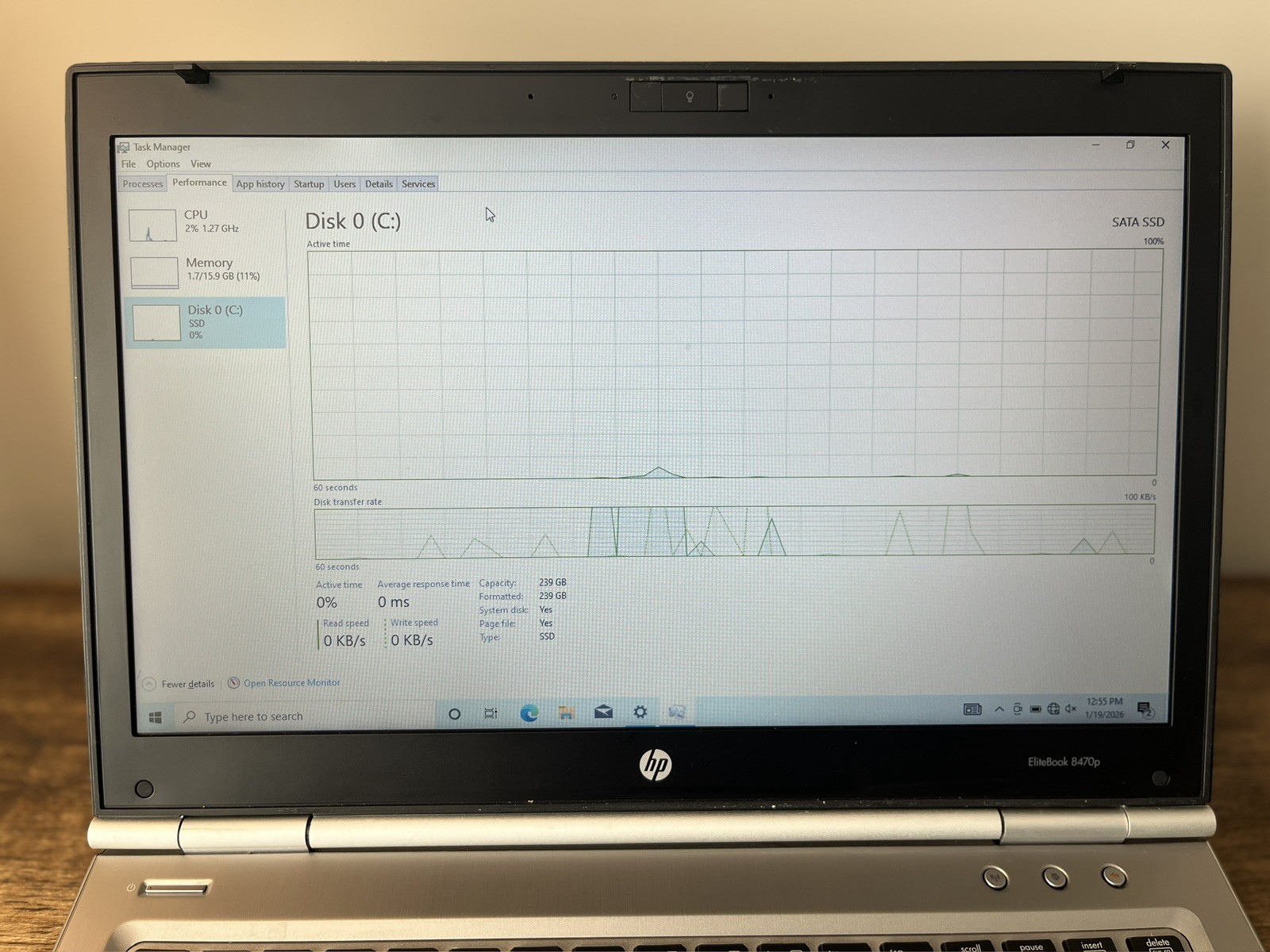 HP EliteBook 8470p | 16GB RAM | i5-3230M @ 2.6 GHz | 256GB SSD | W10 Home | Used
