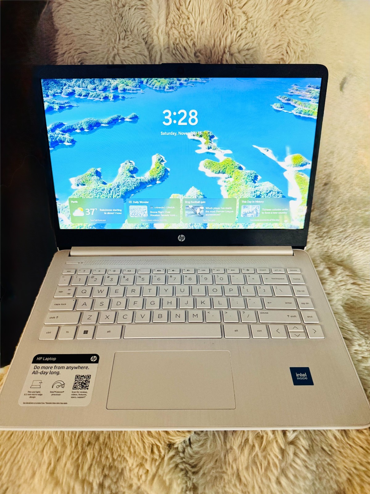 HP 14DQ0052DX 14″ (64 GB, SSD, Intel Celeron N, 1.10 GHz, 4 GB) Laptop -LikeNew