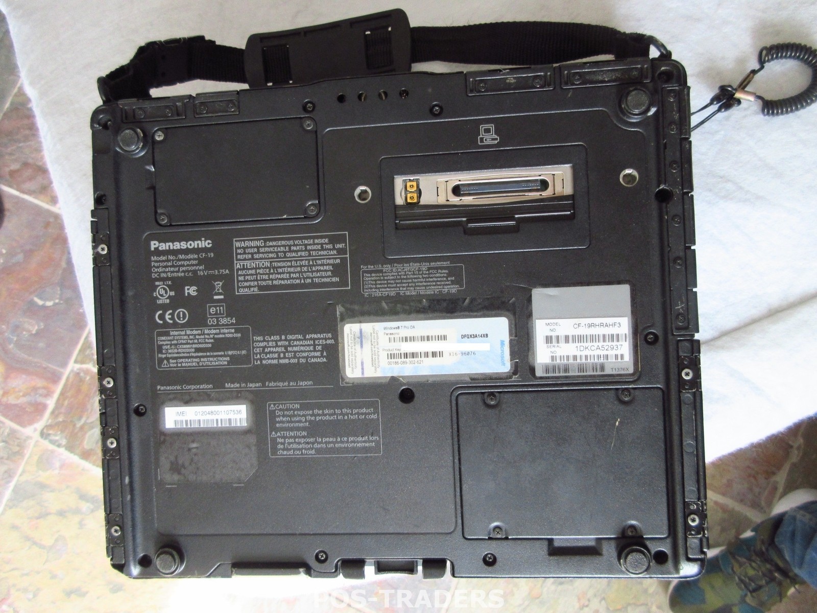 Panasonic CF-19 MK4 Win7 Toughbook I5 1.2Ghz 4GB DDR3 500GB HDD GPRS 10.1″ Touch