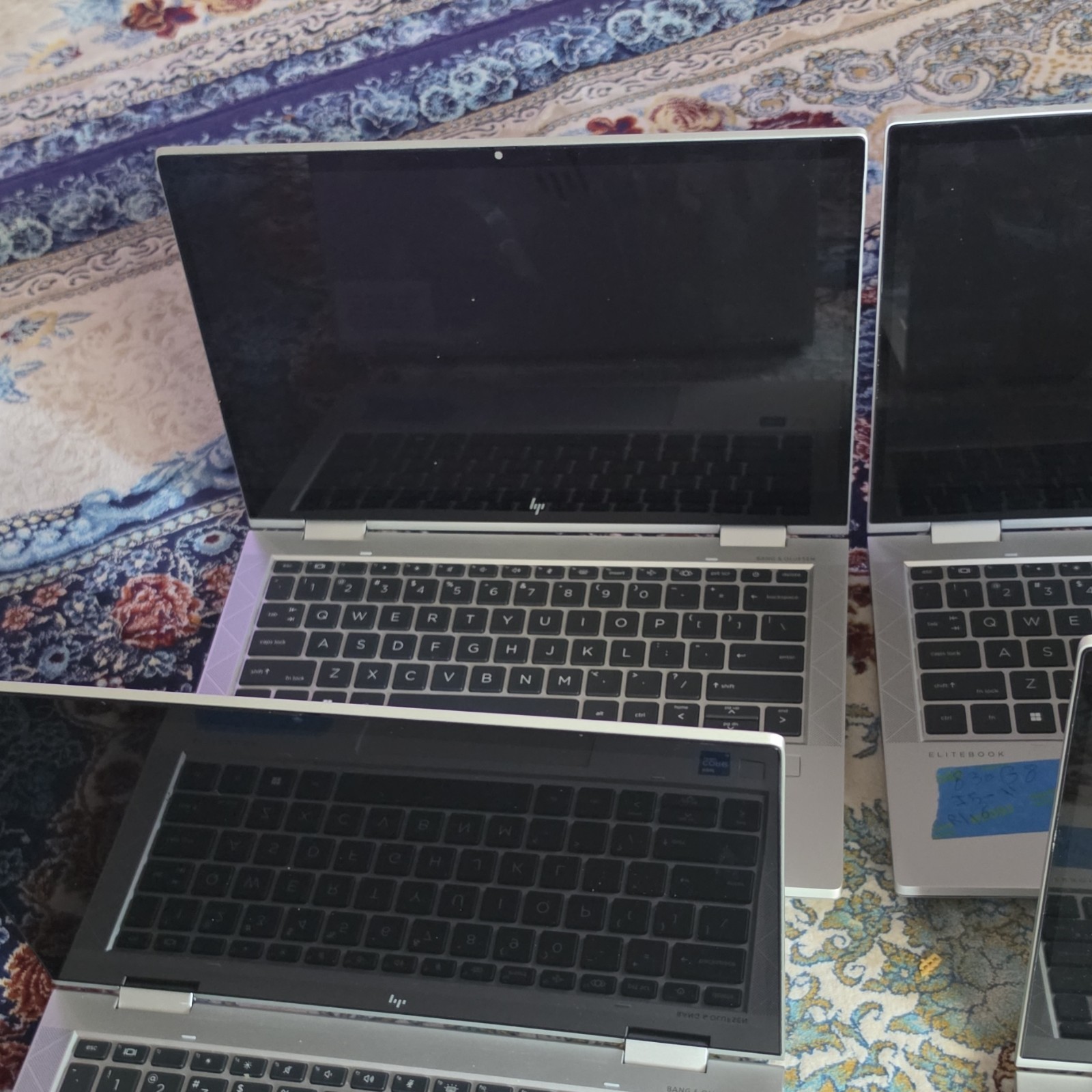 lot of 4 HP EliteBook 830 G8 360 i5 16GB RAM no hard drive 11 gen