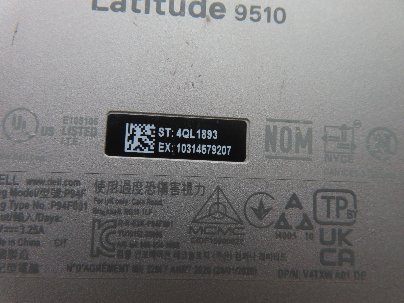 Dell Latitude 9510 15.6″ Intel i7-10810U 1.1GHz 16GB RAM 512GB SSD
