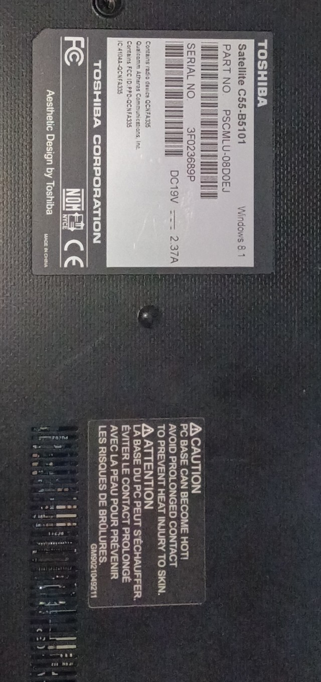 Toshiba Satellite 15.6 in Google Chrome OS Flex operative system Working Great