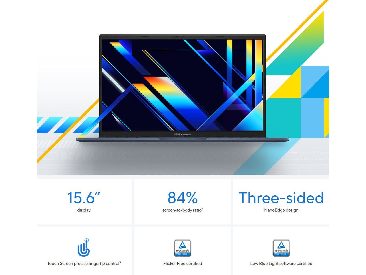 ASUS VivoBook 15.6″ TouchScreen Intel Core i5-1334U 16GB Memory 512 GB SSD Windo