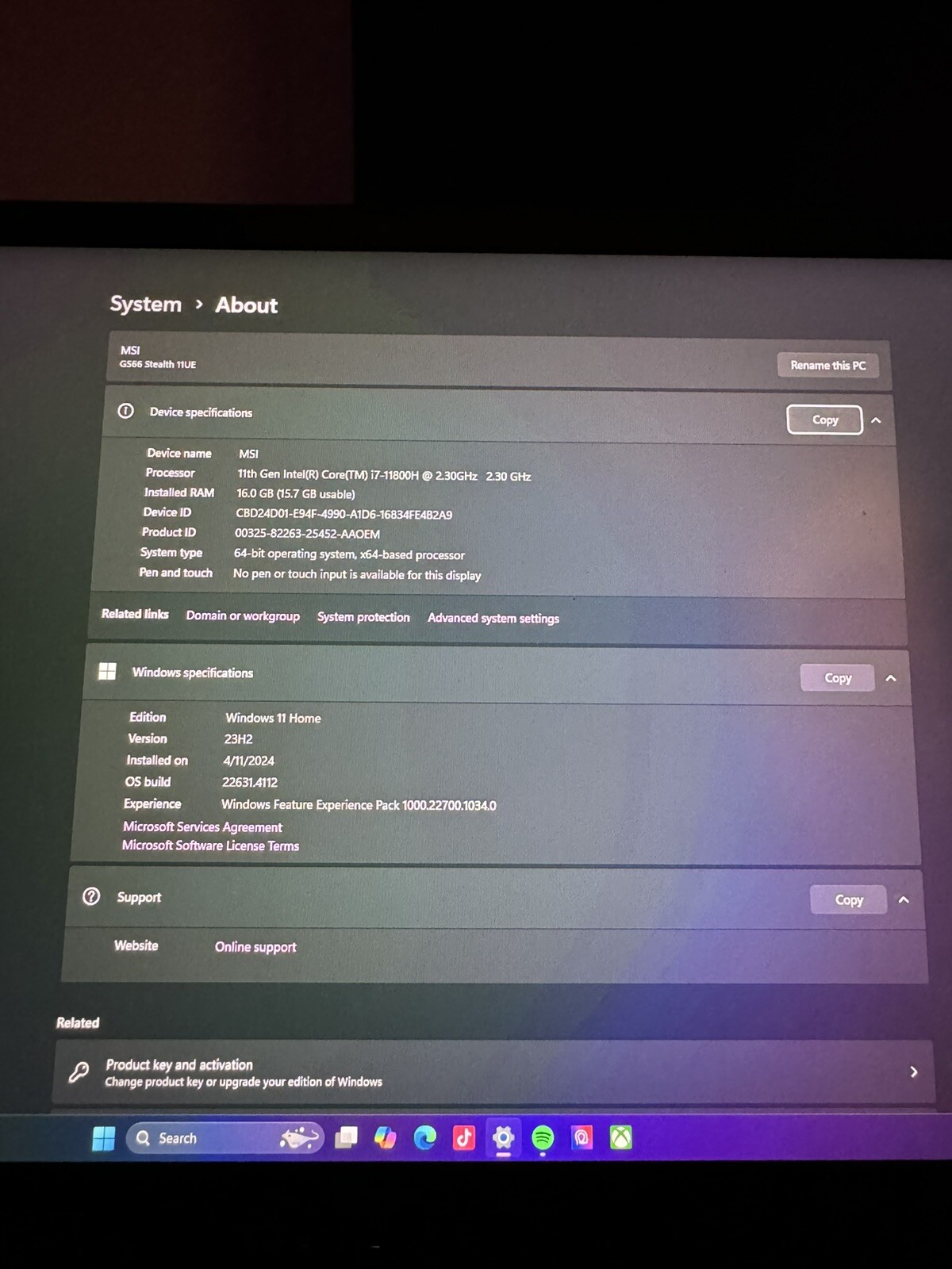 MSI GS66 Stealth 11UE 15.6″ 240Hz i7-11800H 16GB RAM 3TB SSD GeForce RTX 3060