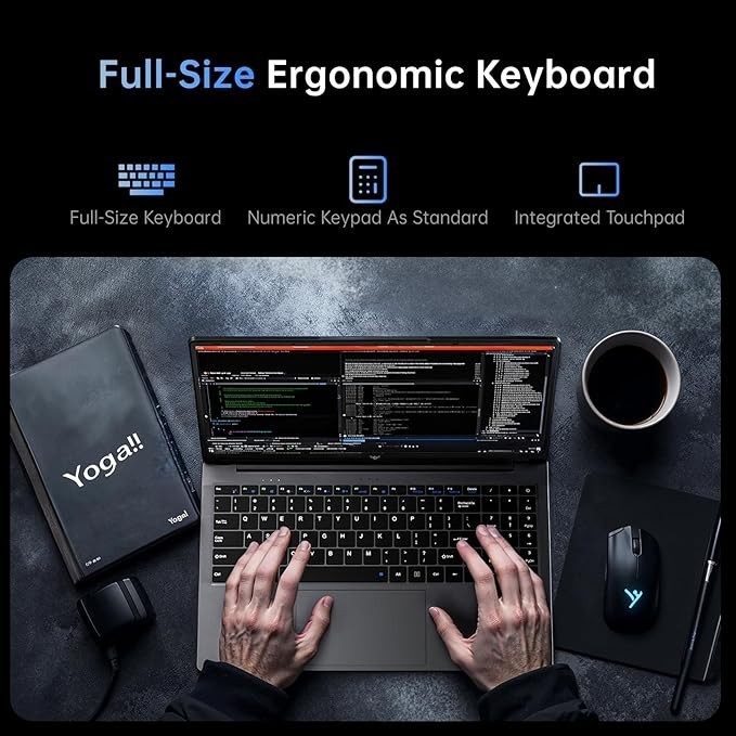 ACEMAGIC 2025 LX15 Laptop, Intel N97 Processor, 8GB DDR4 RAM, 256GB SSD