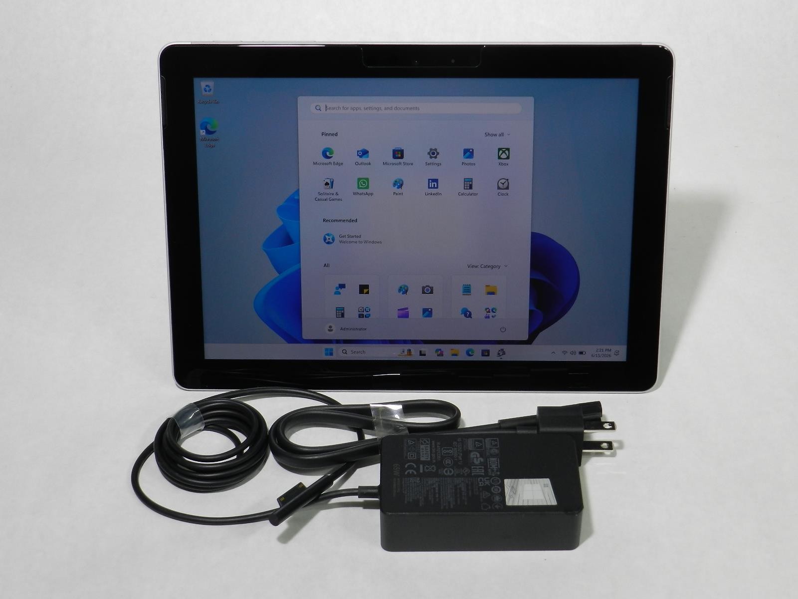 MICROSOFT SURFACE GO 1824 | Pentium 4415Y | 128GB SSD | 8GB RAM | A+ | WIN11PRO