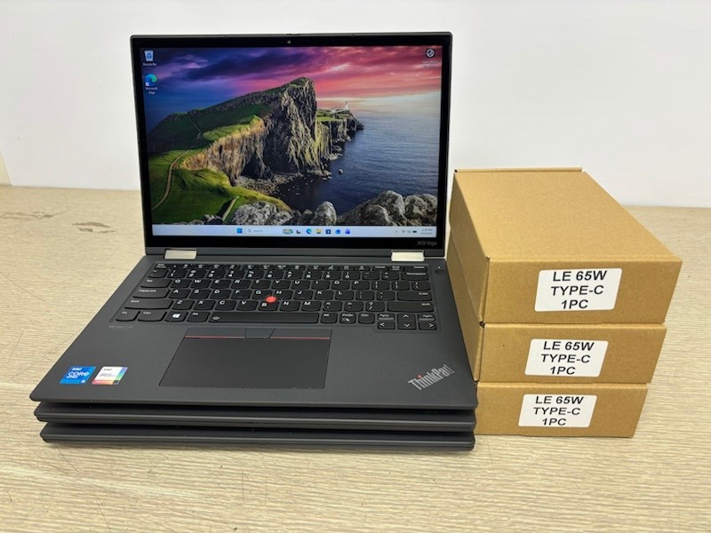 3x Lenovo ThinkPad X13 Yoga Gen 2 13″ i5-1145G7 16GB 256GB SSD W11P Laptop (Lot)
