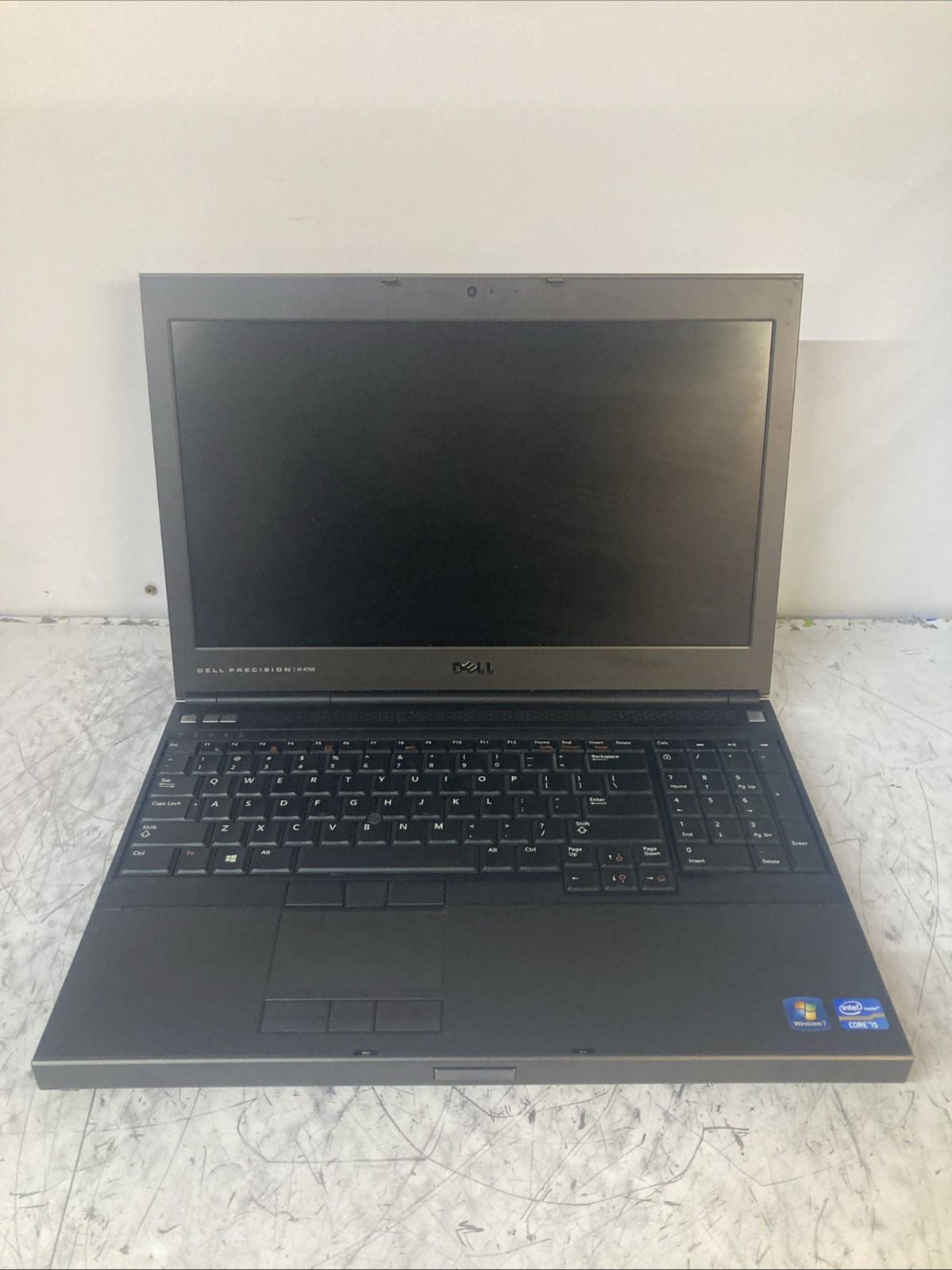 Dell Precision M4700 i5-3360M 2.80GHz 8GB RAM No HDD boot to bios no battery