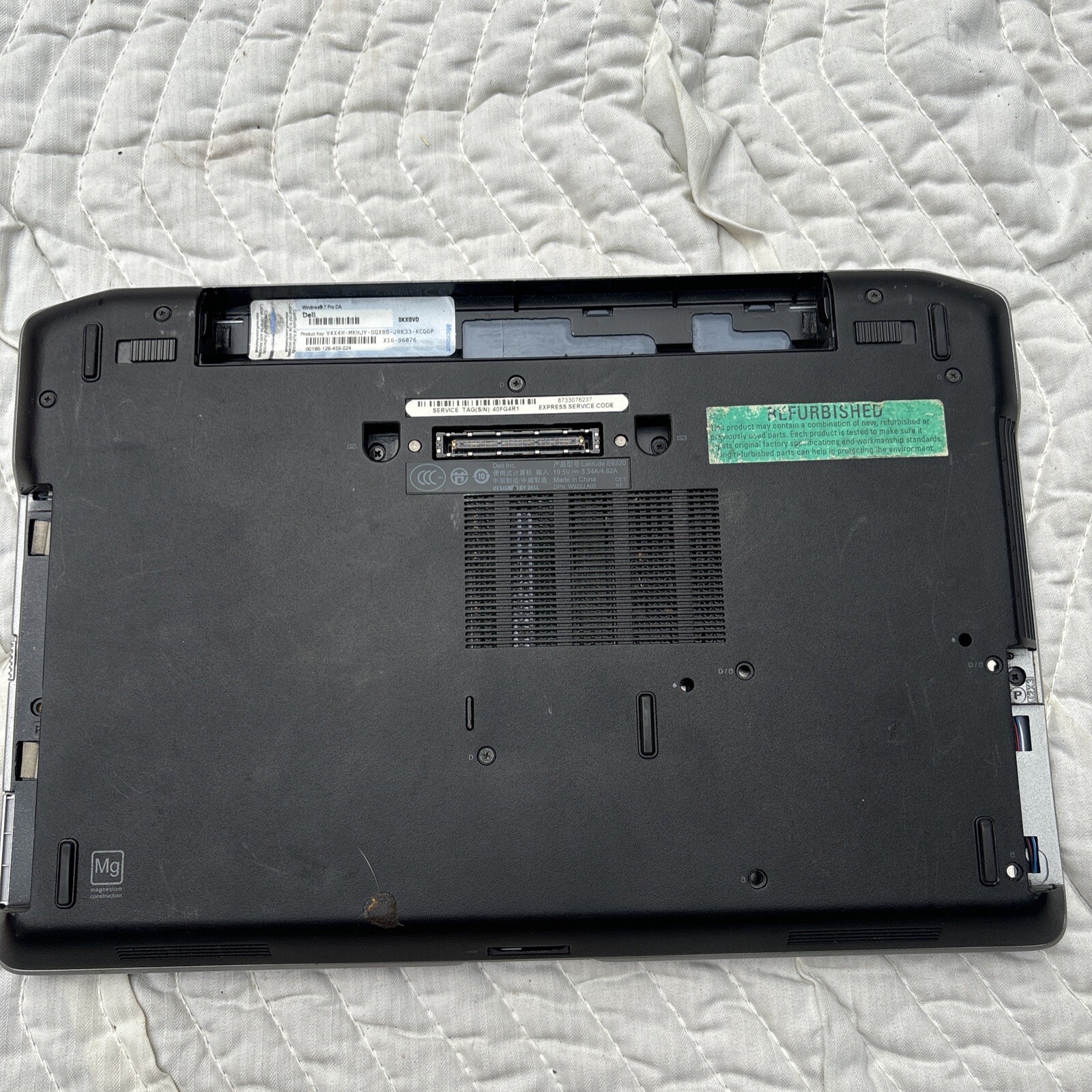 Dell Latitude E6320 13″ Laptop No SSD, No OS, FOR PARTS