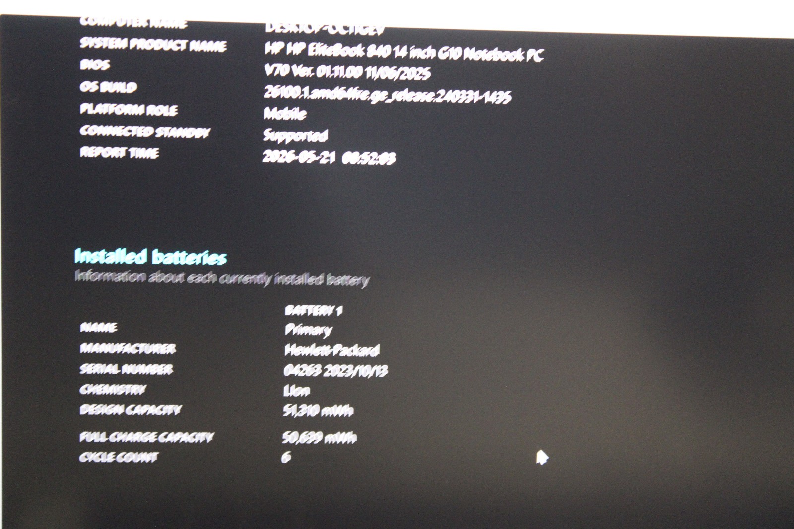 HP EliteBook 840 G10 _ i5-1345U _ 16GB DDR5 _ 256GB SSD _ W11H _ No AC *READ