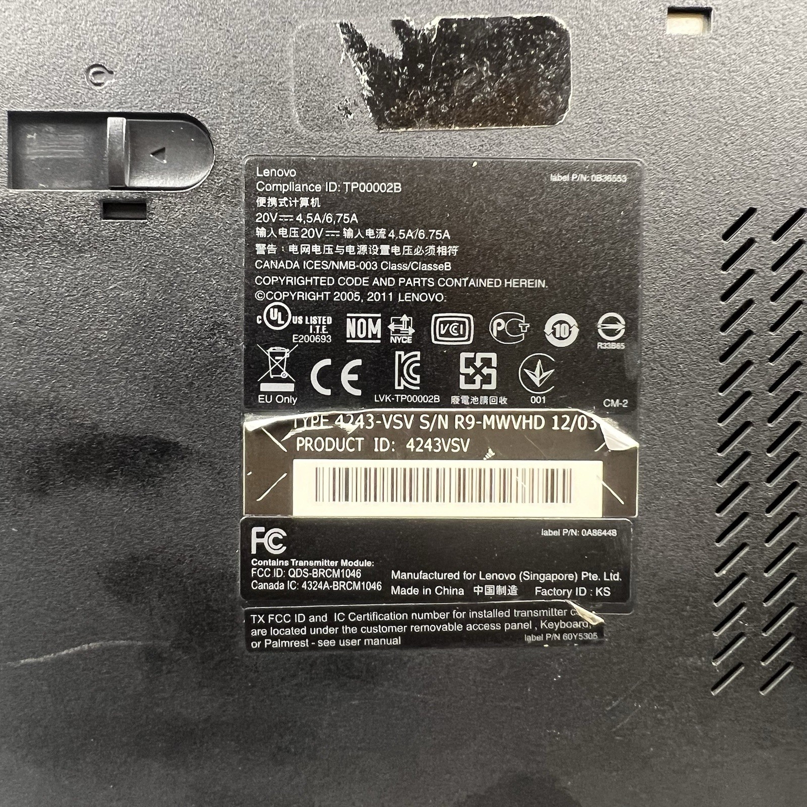 Lenovo ThinkPad T520 Intel i7-2640M 8GB 320GB HDD Linux Mint OS w/ Charger|ELP97