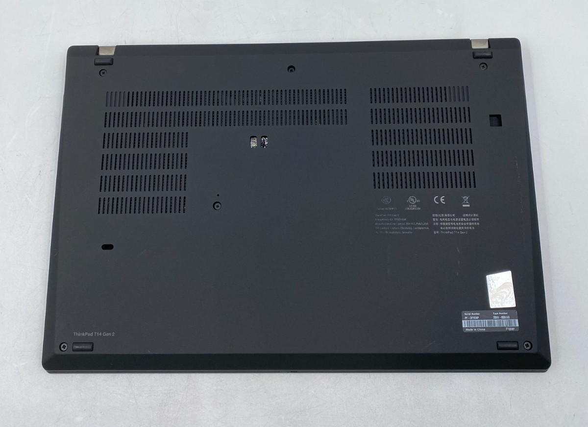 Lenovo ThinkPad T14 Gen 2 Ryzen 5 Pro 5650U 256GB SSD 16GB DDR4 Black Laptop C