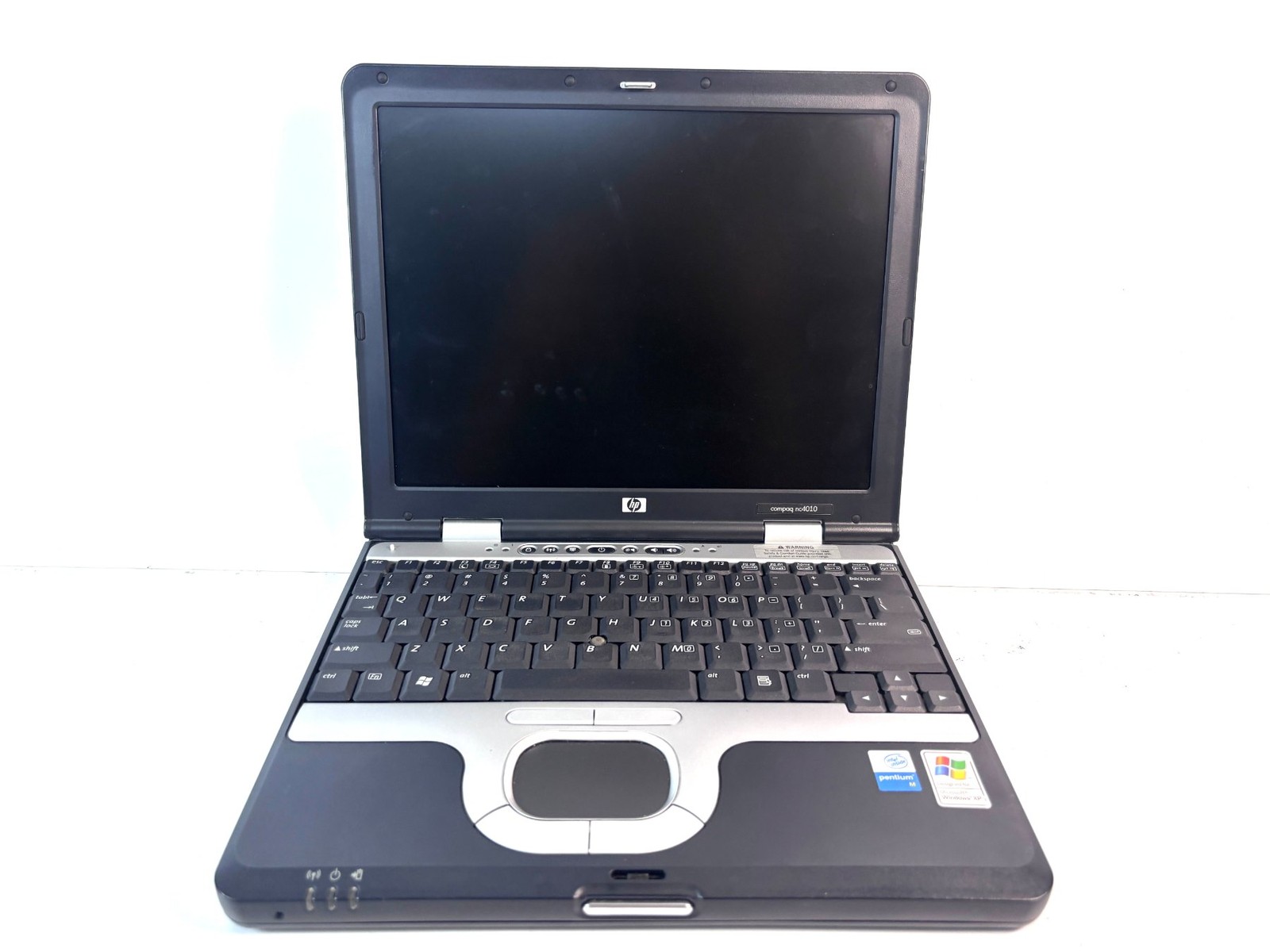 HP Compaq nc4010 – 12″ HD, 1.5GHz Pentium, NO RAM, 40GB HDD
