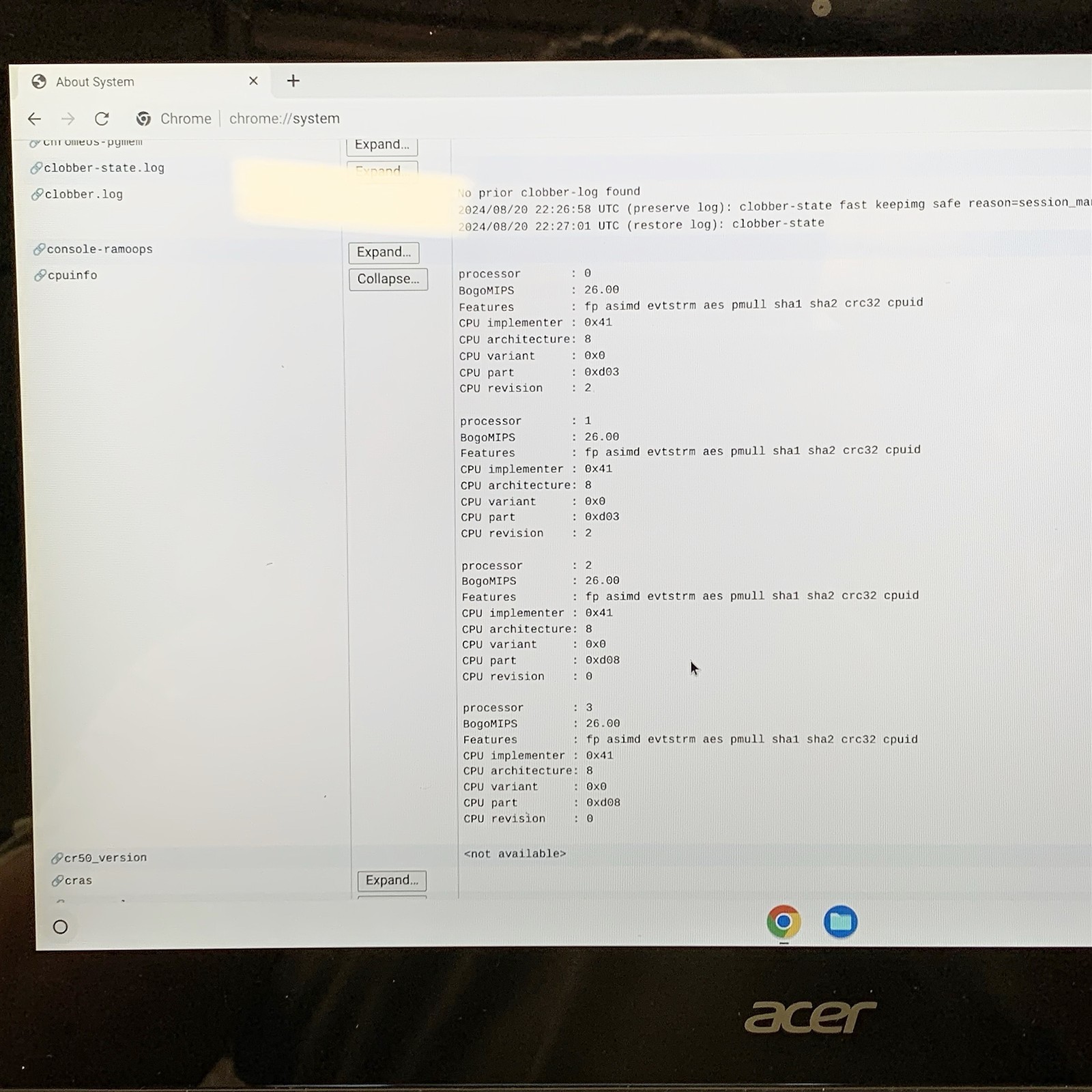 Acer R13 CB5-312T N16Q10 13″ FHD Mediatek MT8173 1.70GHz 4GB 32GB SSD ChromeOS