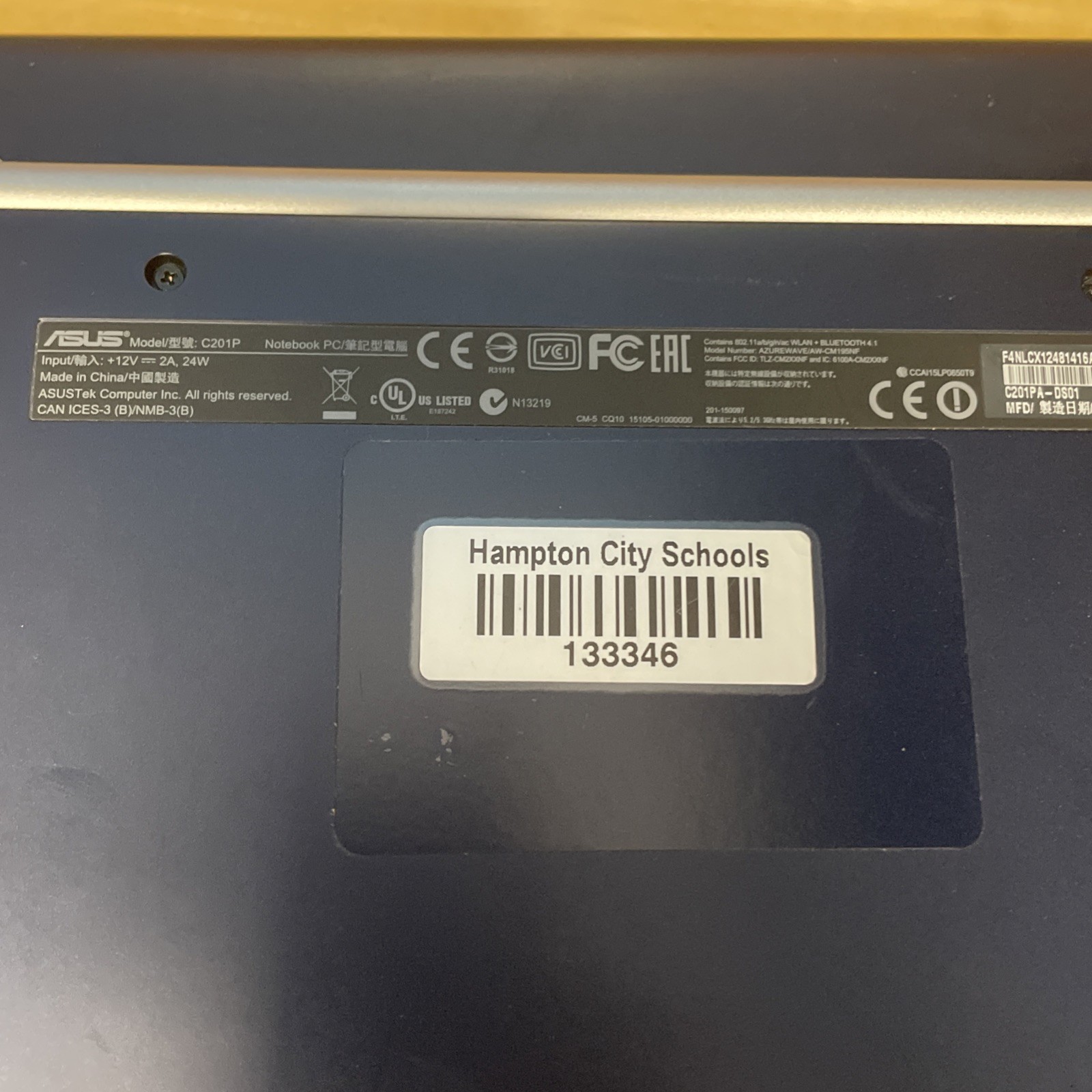 Asus Chromebook C201P Laptop Notebook 11.6″ 16 GB Blue (Read)