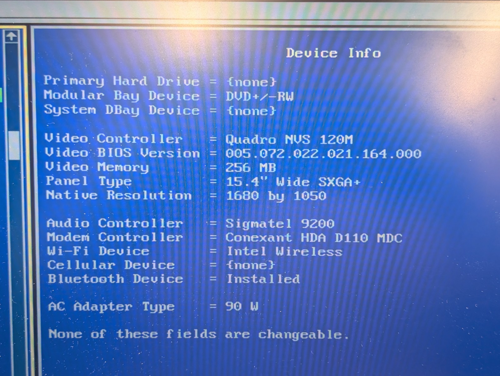 Dell Latitude D820 Model PP04X Intel Core Duo 2GB RAM Laptop PC Computer NO HDD
